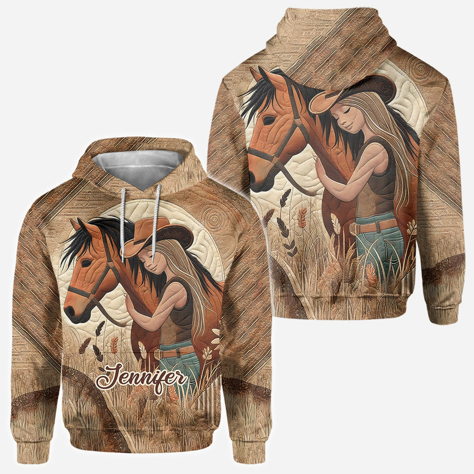 Horse Lovers - Personalized Horse All Over Shirt