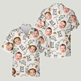 Reel Cool Dad - Personalized Fishing Hawaiian Shirt