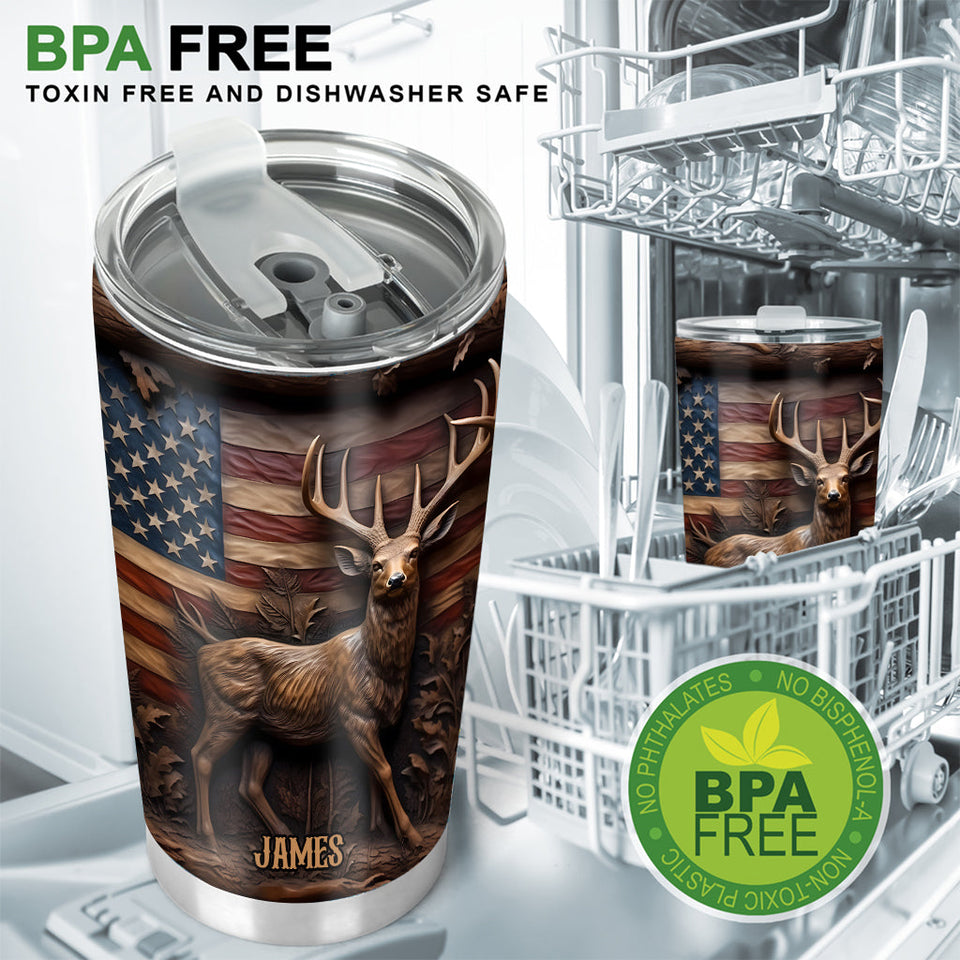 Love Hunting - Personalized Hunting Tumbler
