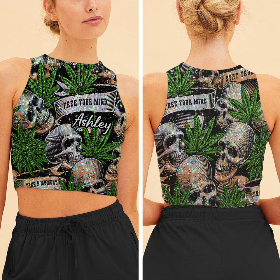 Stay High - Personalized Weed Crop Tank Top