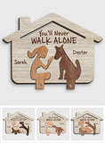 You'll Never Walk Alone - Personalized Dog Key Holder