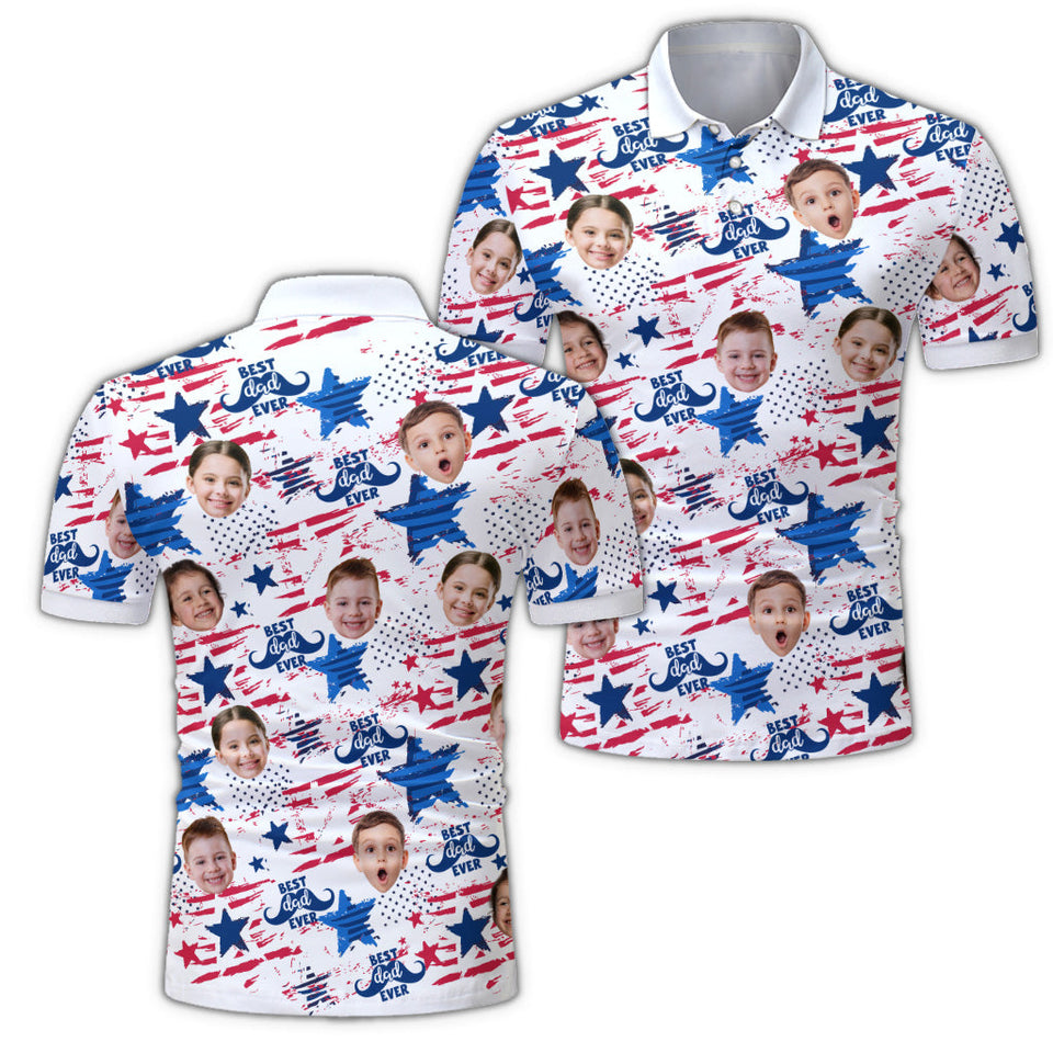 Best Dad Ever - Personalized Father Polo Shirt