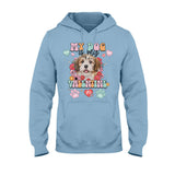 My Dog Is My Valentine - Personalized Dog T-shirt And Hoodie
