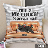 This Is My Couch - Personalized Dog Throw Pillow