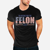 I'm Voting For The Felon Shirt, MAGA 2024 Shirt, Political Humor 2024 Shirt, Election American Flag Trump Shirt