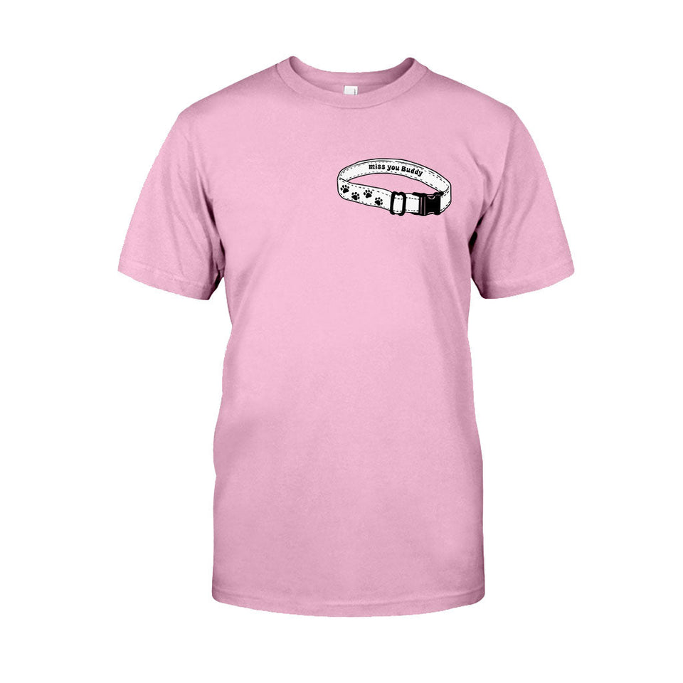 Miss You Collar - Personalized Dog T-shirt And Hoodie