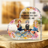 Thanks For The Genes - Personalized Mother Custom Shaped Acrylic Plaque