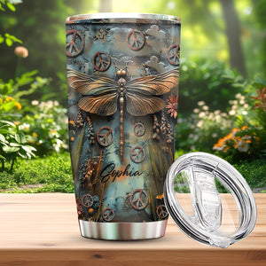 Let It Be - Personalized Hippie Tumbler