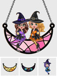 Witches - Personalized Witch 2 Layered Window Hanging Suncatcher
