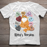 Heart Candy Cat Kitty Version - Personalized Cat T-shirt And Hoodie