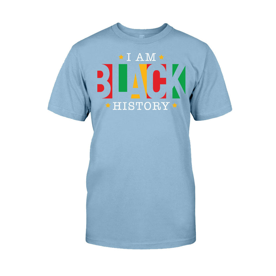 I Am Black History - Personalized African American T-shirt And Hoodie