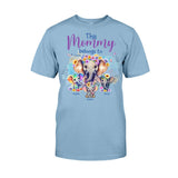 Elephants This Mommy Belongs To - Personalized Mother T-shirt And Hoodie