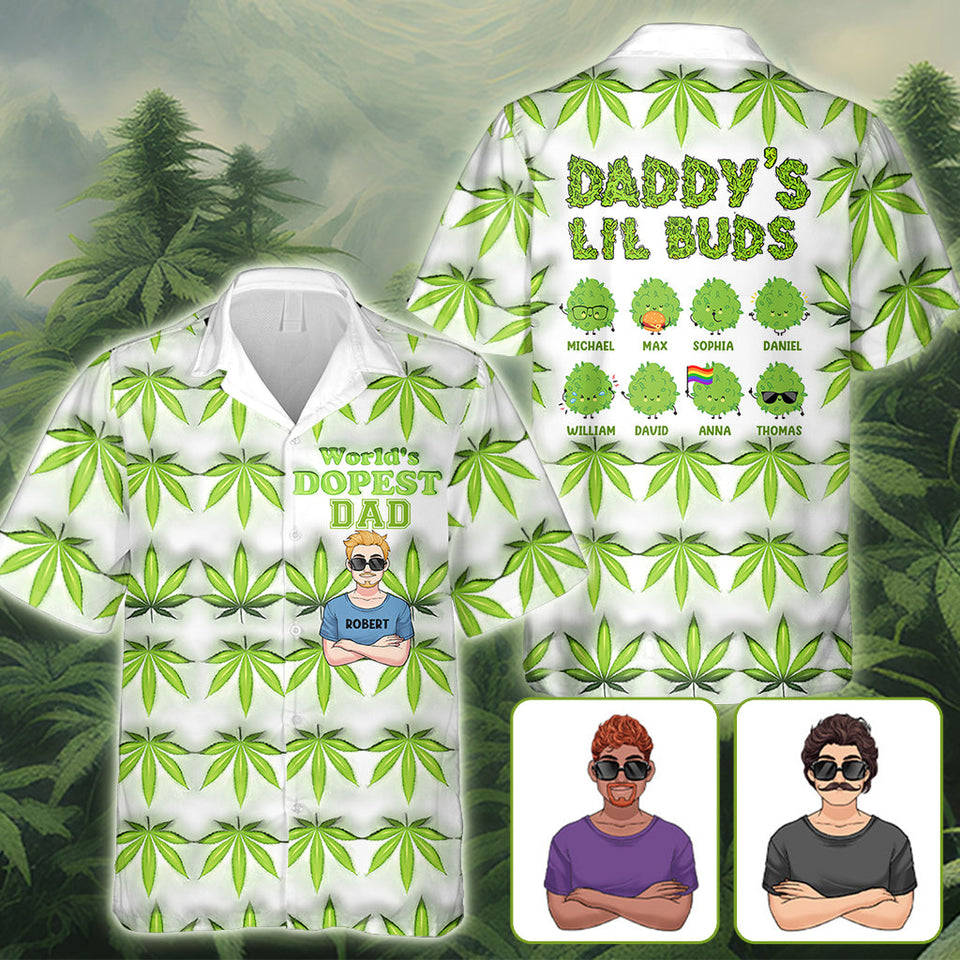Dopest Dad Ever - Personalized Father Hawaiian Shirt