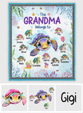 This Grandma Belongs To - Personalized Grandma Blanket
