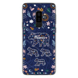 Mama Bear Floral - Personalized Mother Phone Case
