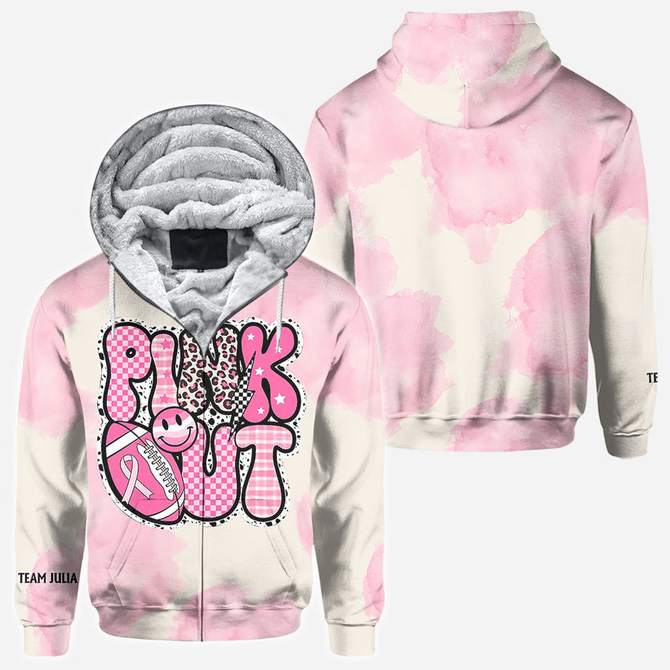 Pink Out - Personalized Breast Cancer Awareness All Over Shirt