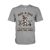 Just A Dad Who Always Came Back With The Milk - Personalized Father T-shirt And Hoodie