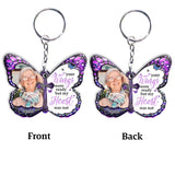 Your Wings Were Ready But My Heart Was Not - Personalized Memorial Keychain