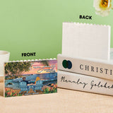 Couple Beach Tropical Landscape - Personalized Couple One-sided Horizontal Rectangle Building Brick Blocks