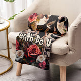 Til Death Do Us Part - Personalized Skull Blanket