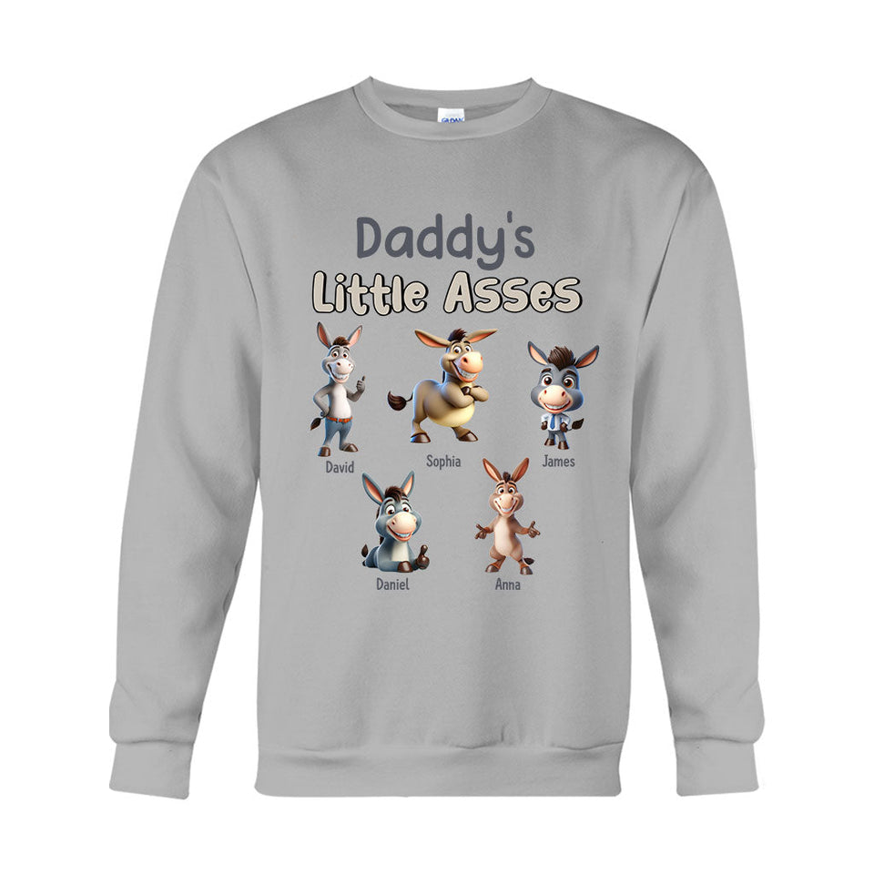 Daddy's Little Cuties - Personalized Father T-shirt And Hoodie