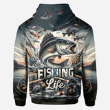Fishing Life - Fishing All Over Shirt