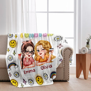 Besties Forever - Personalized Bestie Blanket