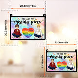 My Missing Piece - Personalized LGBT Support Window Hanging Suncatcher Ornament