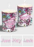 Look At You Becoming A Nurse And Stuff - Personalized Nurse Candle With Wooden Lid