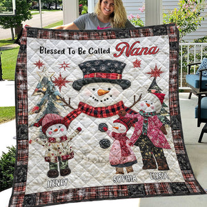 Nana Grandma Gigi - Personalized Grandma Quilt