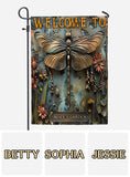 Stunning Dragonfly - Personalized Gardening Garden Flag