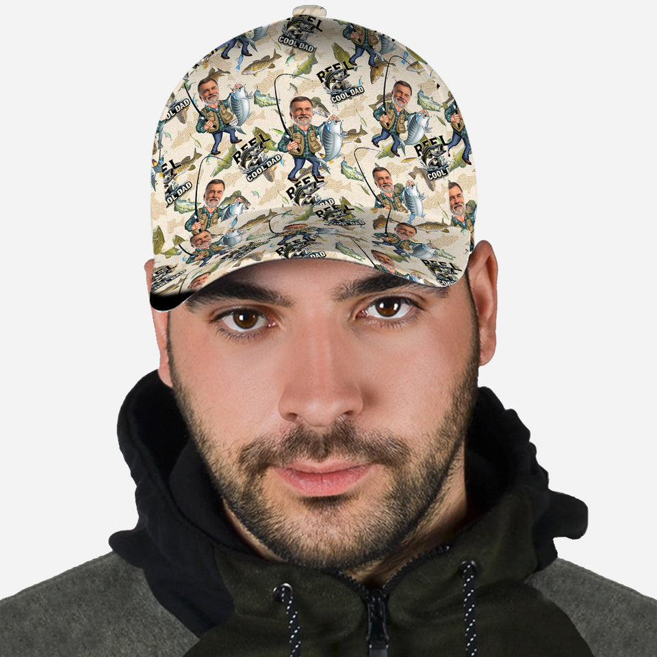 Reel Cool Dad - Personalized Fishing Classic Cap