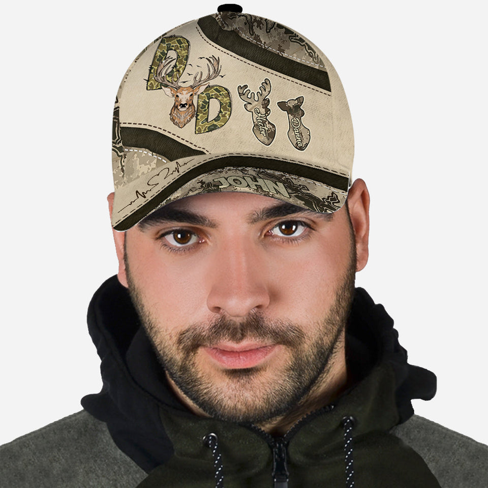 Hunter Dad Deer Hunting - Personalized Hunting Classic Cap