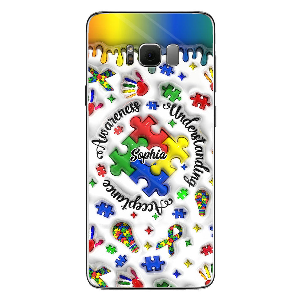 Sensibilisation à l'autisme - Coque de téléphone personnalisée pour la sensibilisation à l'autisme