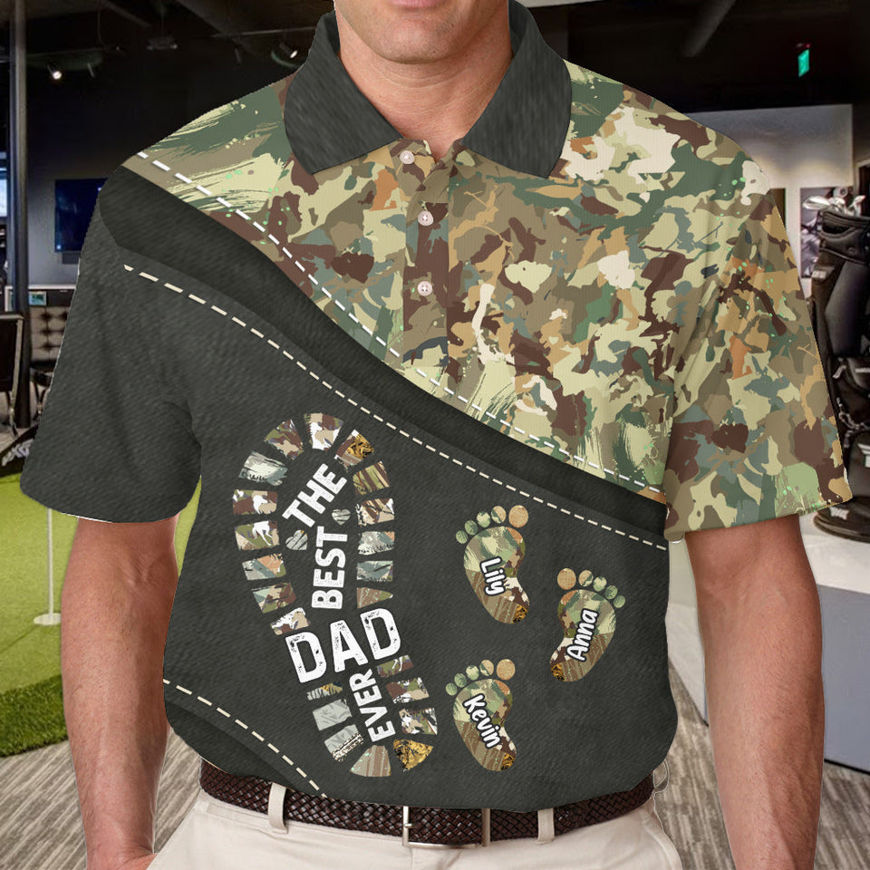 Best Dad Ever - Personalized Father Polo Shirt