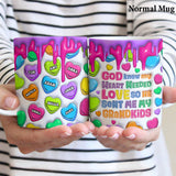 God Knew My Heart Needed Love - Personalized Grandma Mug