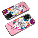 Mothers Is Beautiful Vibrant Floral - Personalized Mother Clear Phone Case
