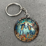 You & Me And The Sea - Personalized Scuba Diving Keychain