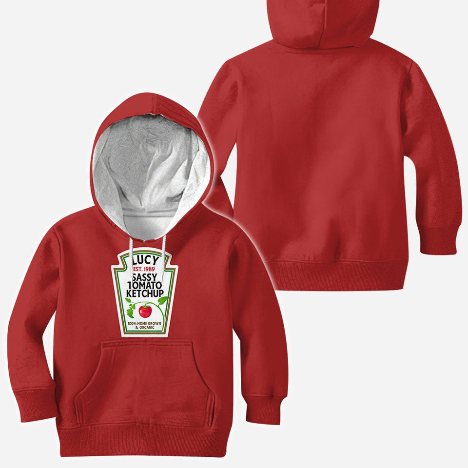 Sassy Ketchup Spicy Mustard Condiment Costume - Personalized Halloween All Over Shirt