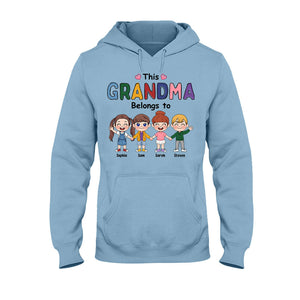 This Grandma Belongs To - Personalized Grandma T-shirt And Hoodie