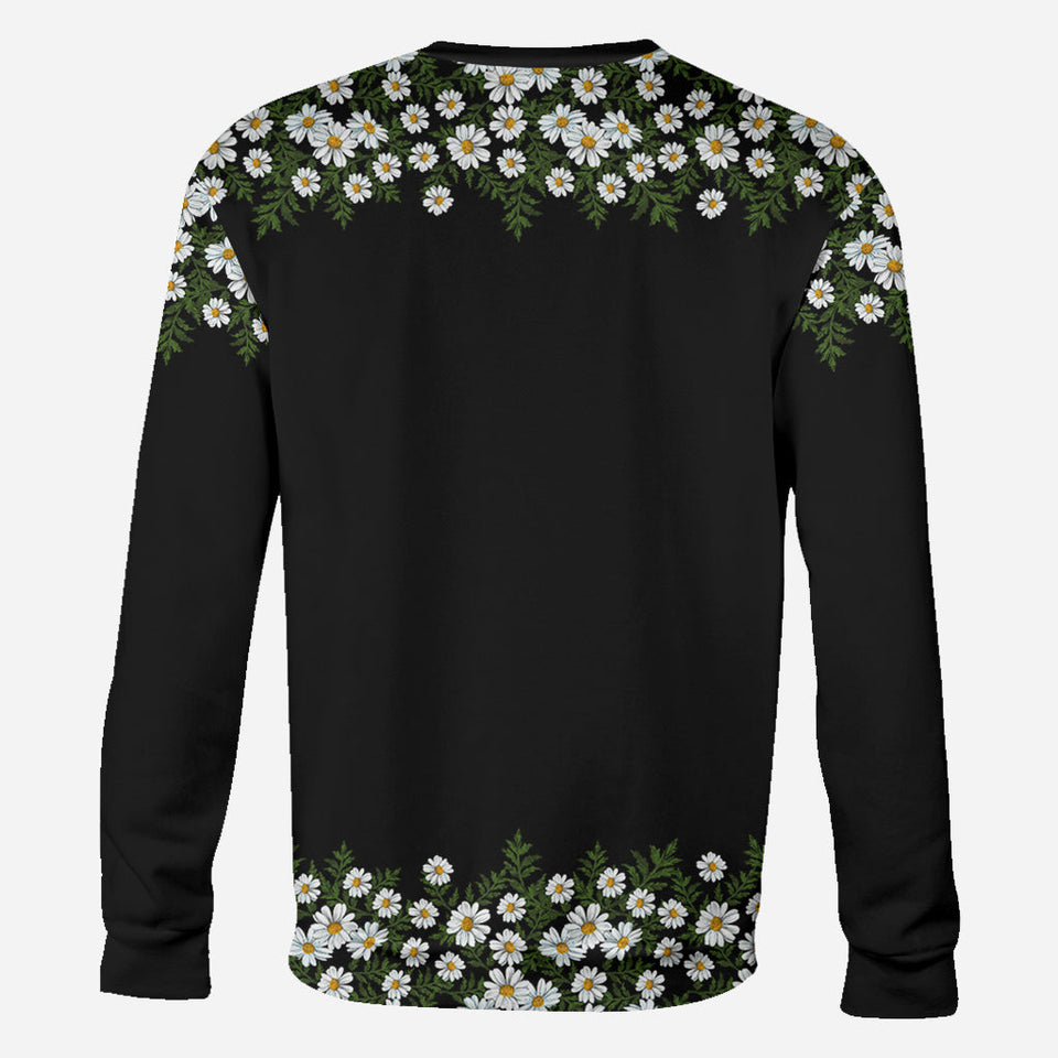 First Mom Now Grandma Bear Daisy - Personalized Grandma All Over Shirt
