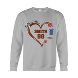 Football Mom - Personalized Football T-shirt And Hoodie