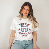 FeI0n President Social Club Tshirt, President Trump Coquette Shirt, President 2024 Shirt, Republican Shirt, America Shirt
