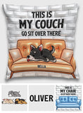 This Is My Couch - Personalized Dog Throw Pillow
