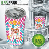 Congrats On Being My Bestie You Lucky B - Personalized Bestie Tumbler