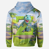Dinosaur Alphabet - Personalized Kid All Over Shirt