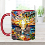 You And Me We Got This - Personalized Couple Accent Mug