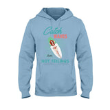 Catch Waves Not Feelings - Personalized Sea Lover T-shirt And Hoodie