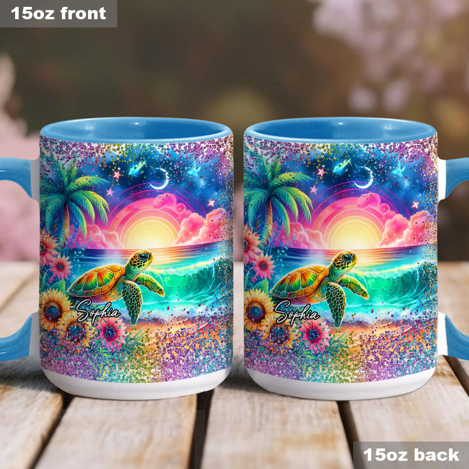 Love Turtles - Personalized Turtle Accent Mug