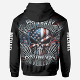 Protected by Fck Around and Find out Surveillance - Personalized Skull All Over Shirt